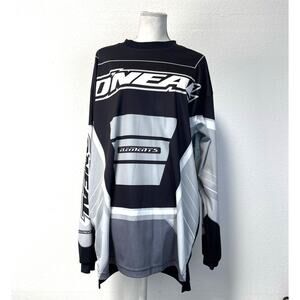 O'Neal Element Series Men's Motocross ATV Racing Jersey Shirt Black/Gray Size XL